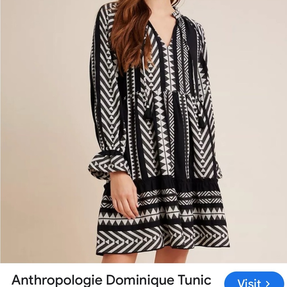 Anthropologie Maeve Dominique Tunic Dress. XS. EUC